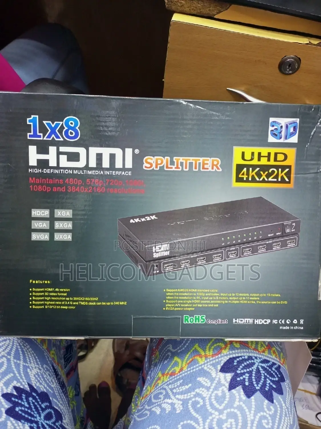 HDMI Splitter 8 Way