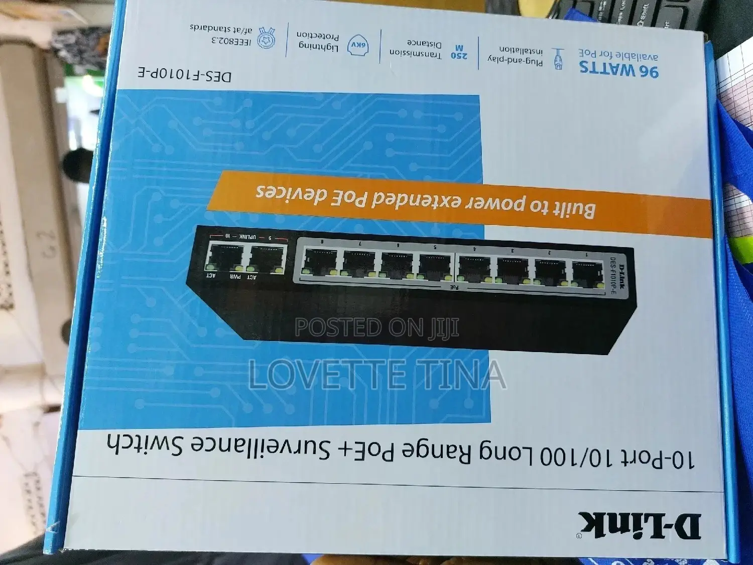 8port Range Poe Surveillance Switch Dlink