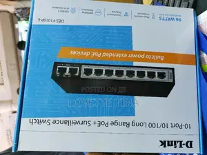 8port Range Poe Surveillance Switch Dlink
