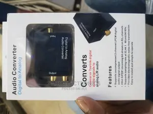Audio Converter-Digital to Analogue- Optical to Aux