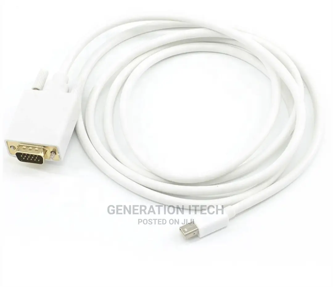 Mini Display Port to VGA Cable- (Thunderbolt to Vga Cable)