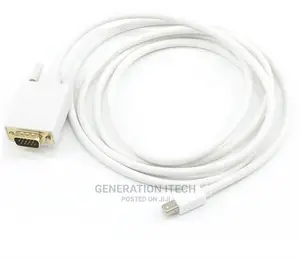 Mini Display Port to VGA Cable- (Thunderbolt to Vga Cable)