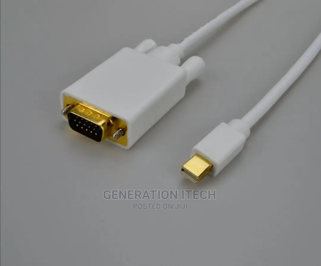 Mini Display Port to VGA Cable- (Thunderbolt to Vga Cable)