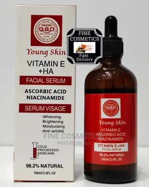 YOUNG SKIN Vitamin E Facial Serum With Niacinamide +Ascorbic