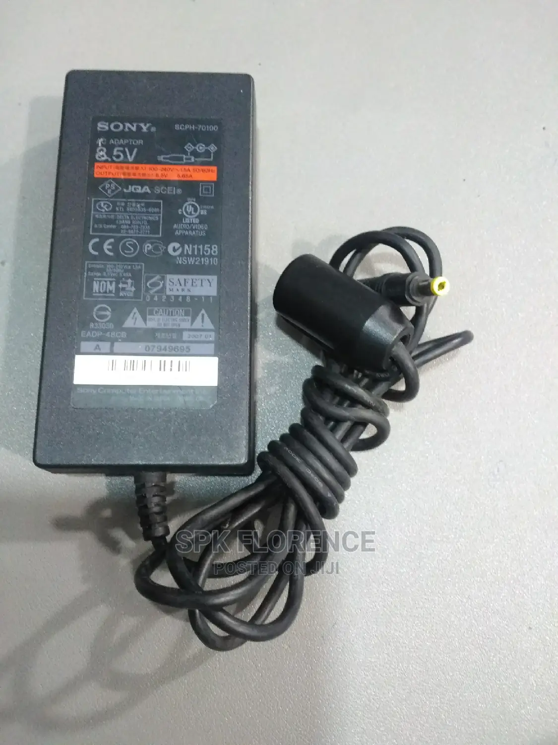 Sony Ac Adaptor 8.5V