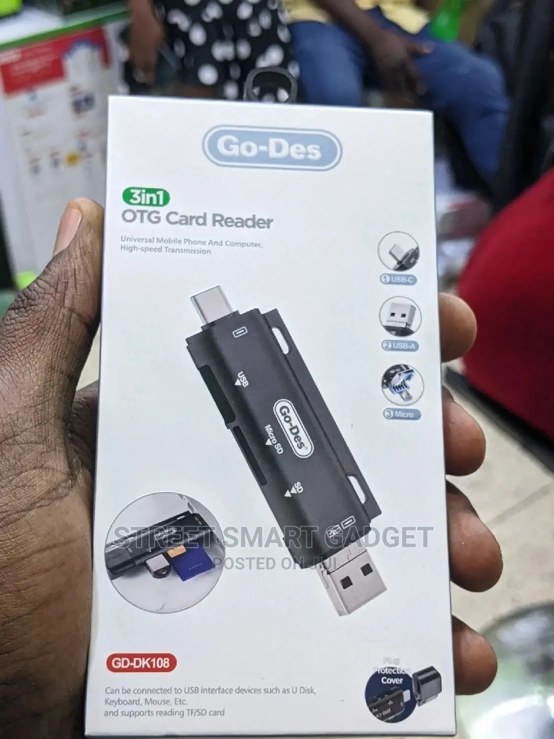 Go Does OTG Card Reader 3in1