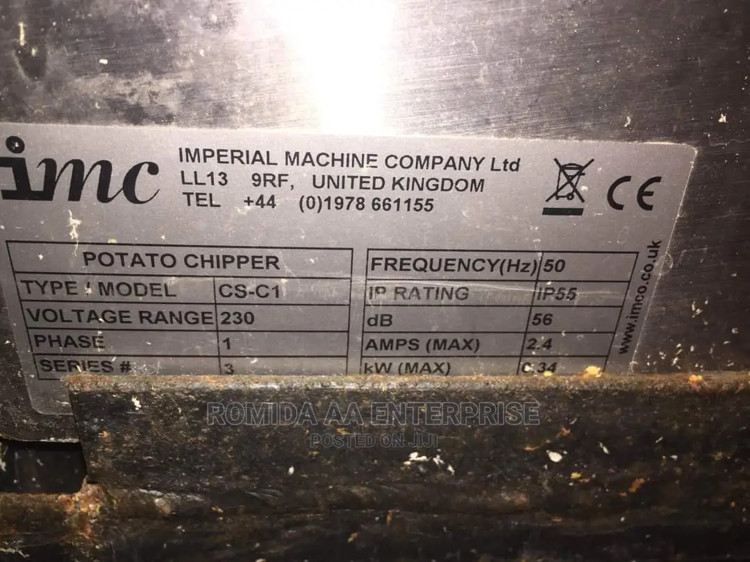 Potato Chipper On Quick Sale