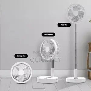 Portable Rechargeable Foldable Fan/Stand Fan/Led Light