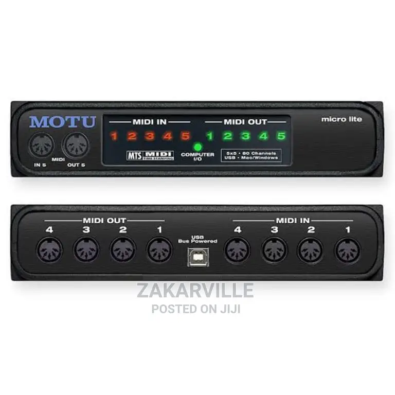 MOTU Micro Lite 5*5 Midi Interface