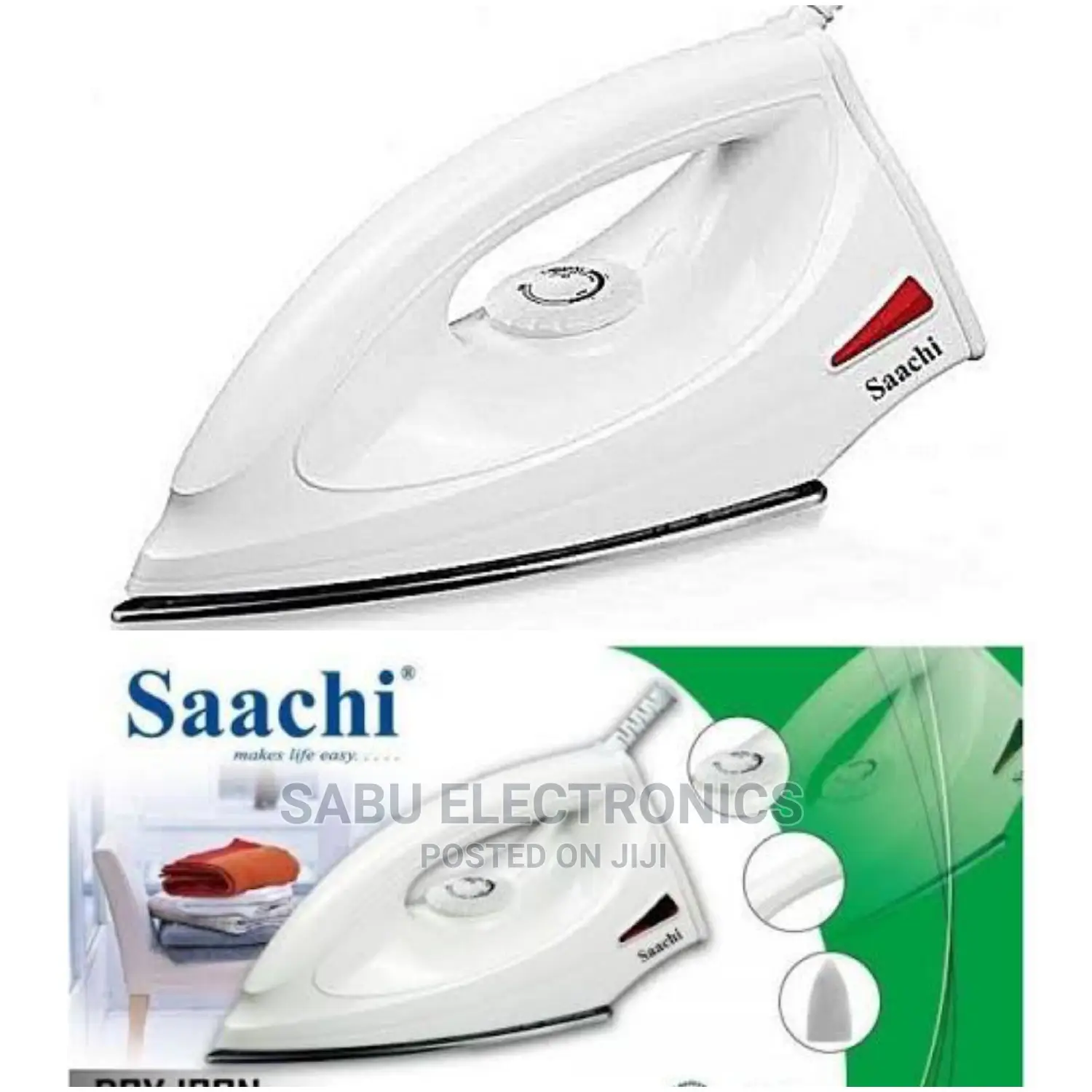 Dry Flat Iron-Saachi-White