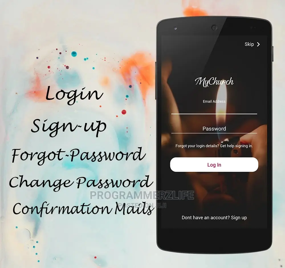 Mychurchapp With Support for Both Android and IOS Platforms.