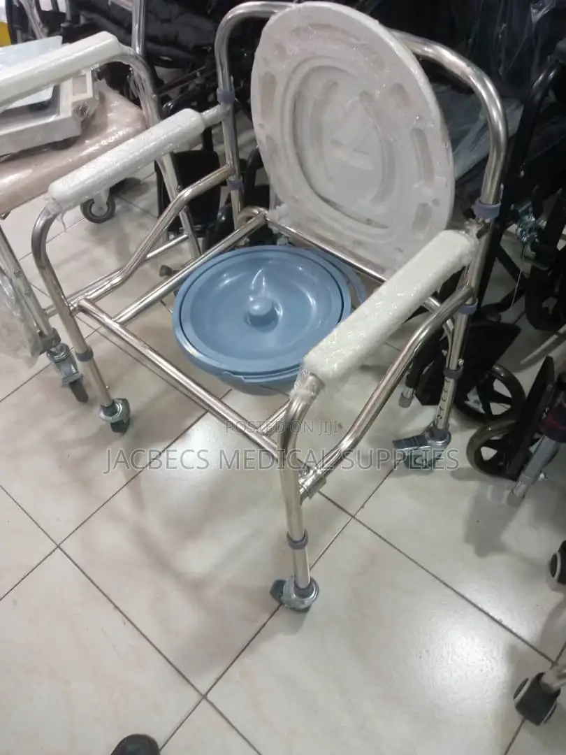 Stainless Wheelchair With Pot