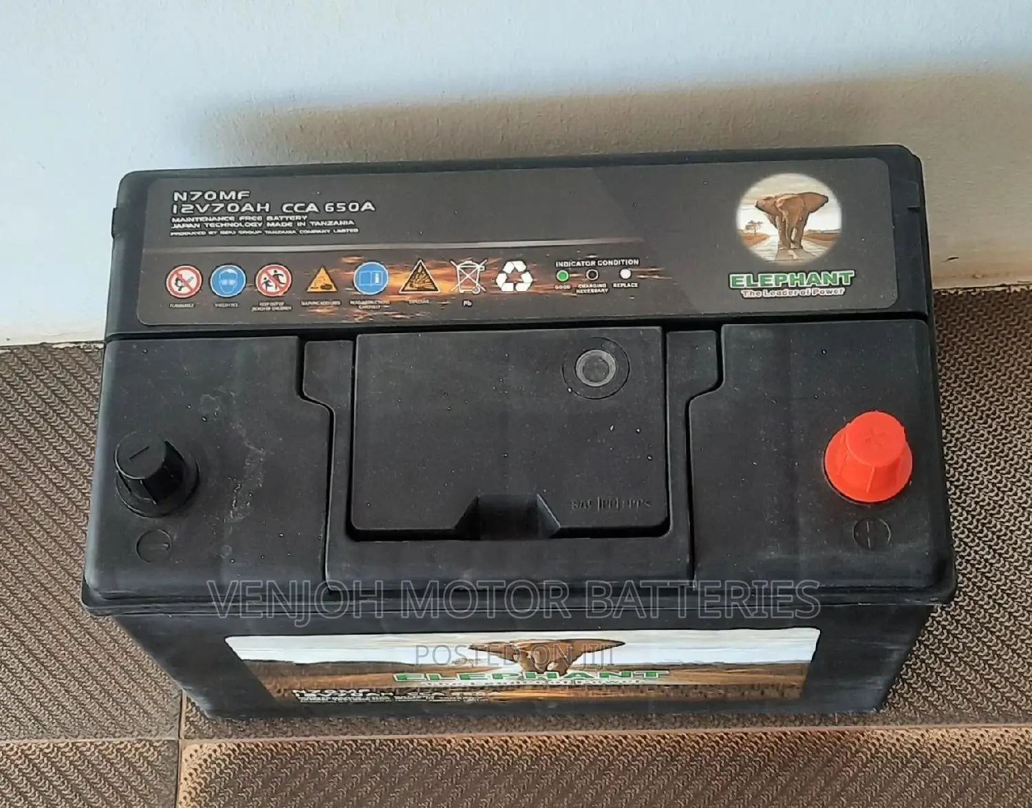 N70 Elephant Japan Technology Battery