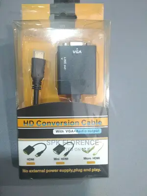 Hd Conversion Cable With Vga +Audio Output