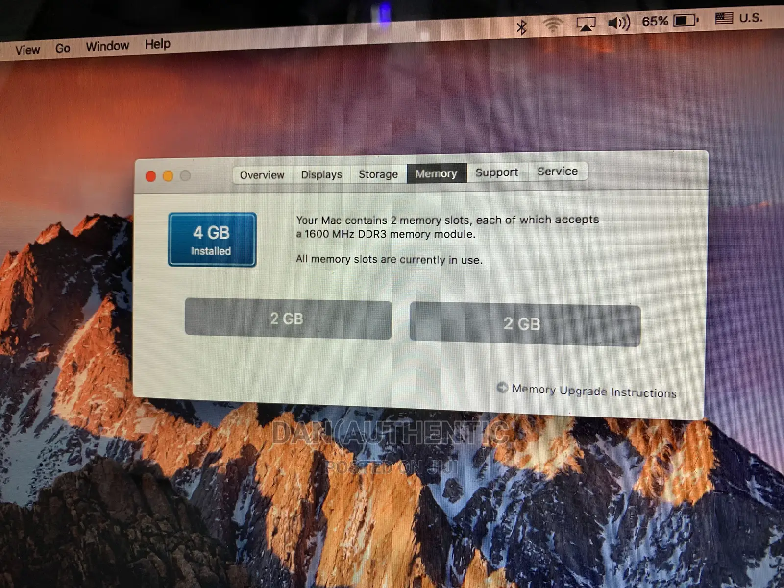 Laptop Apple MacBook Pro 4GB Intel Core I5 HDD 500GB