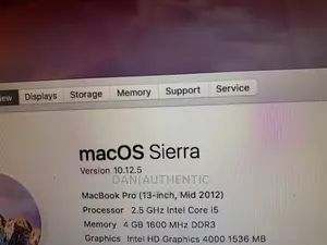 Laptop Apple MacBook Pro 4GB Intel Core I5 HDD 500GB