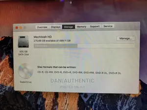 Laptop Apple MacBook Pro 4GB Intel Core I5 HDD 500GB
