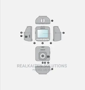 KENWOOD GPS Integrated G-Shock Full HD Dashboard Camera