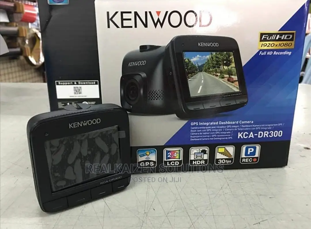 KENWOOD GPS Integrated G-Shock Full HD Dashboard Camera