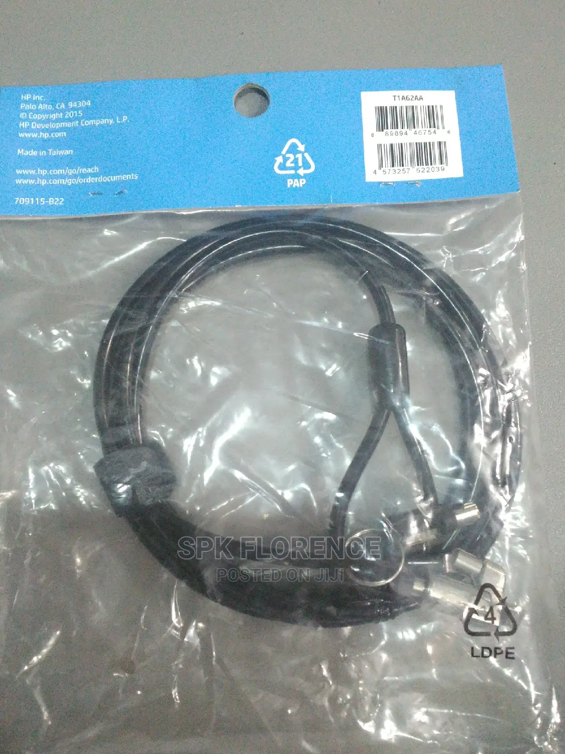Keyed Cable Lock 10mm