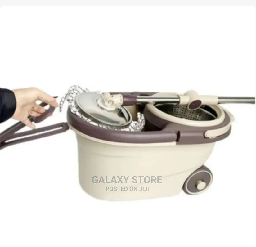 360 Magic Spin Mop With Bucket- Color May Vary