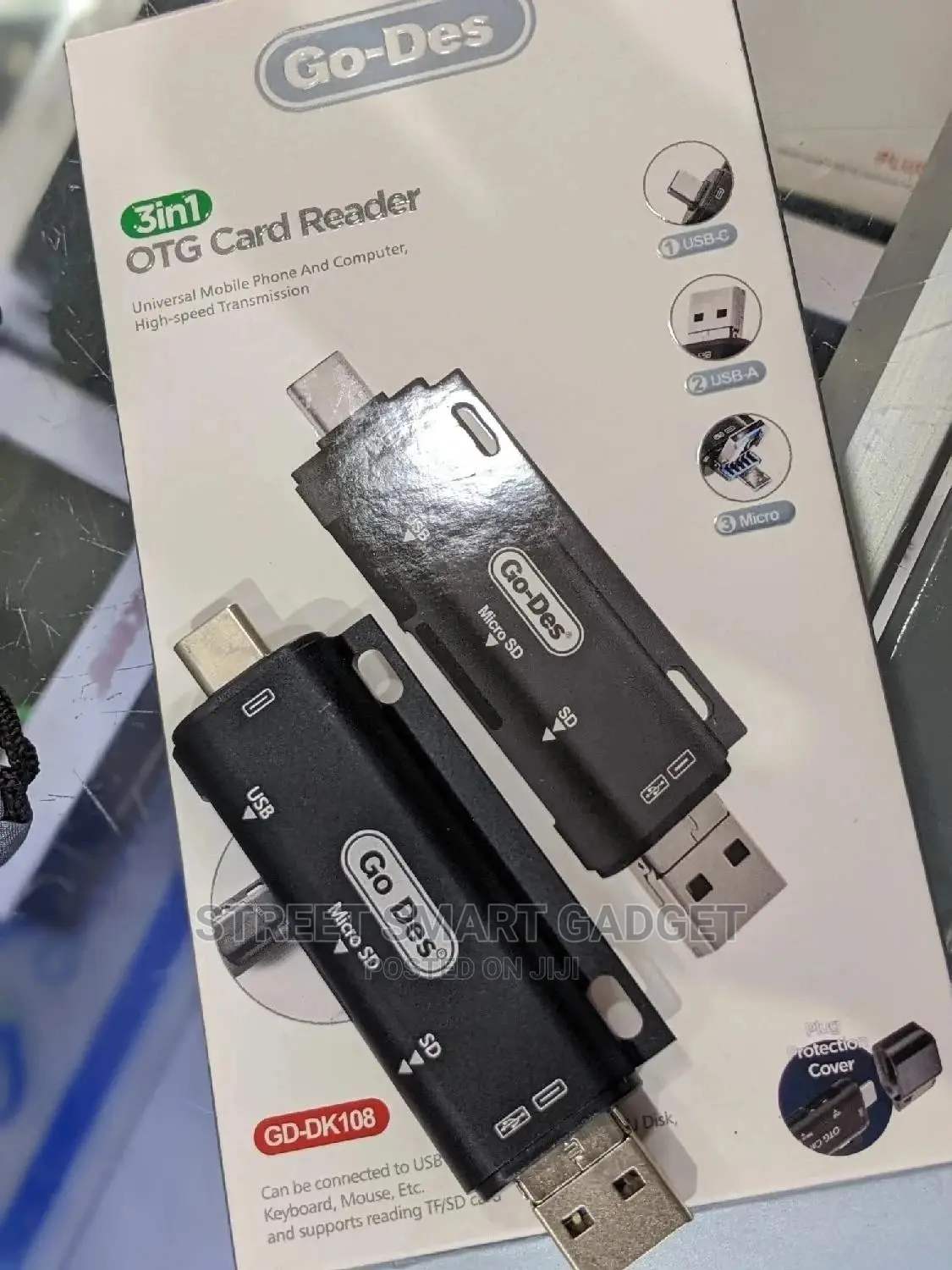 Go Does OTG Card Reader 3in1