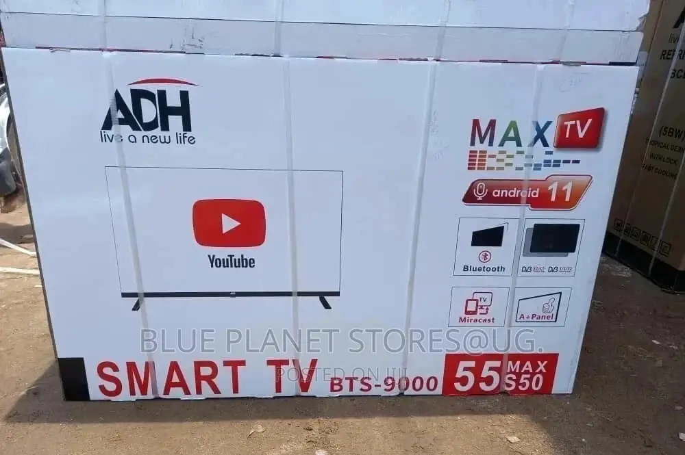 Adh 50inch 4k_uhd Frameless Smart Tv / Android 11 / BTS-9000