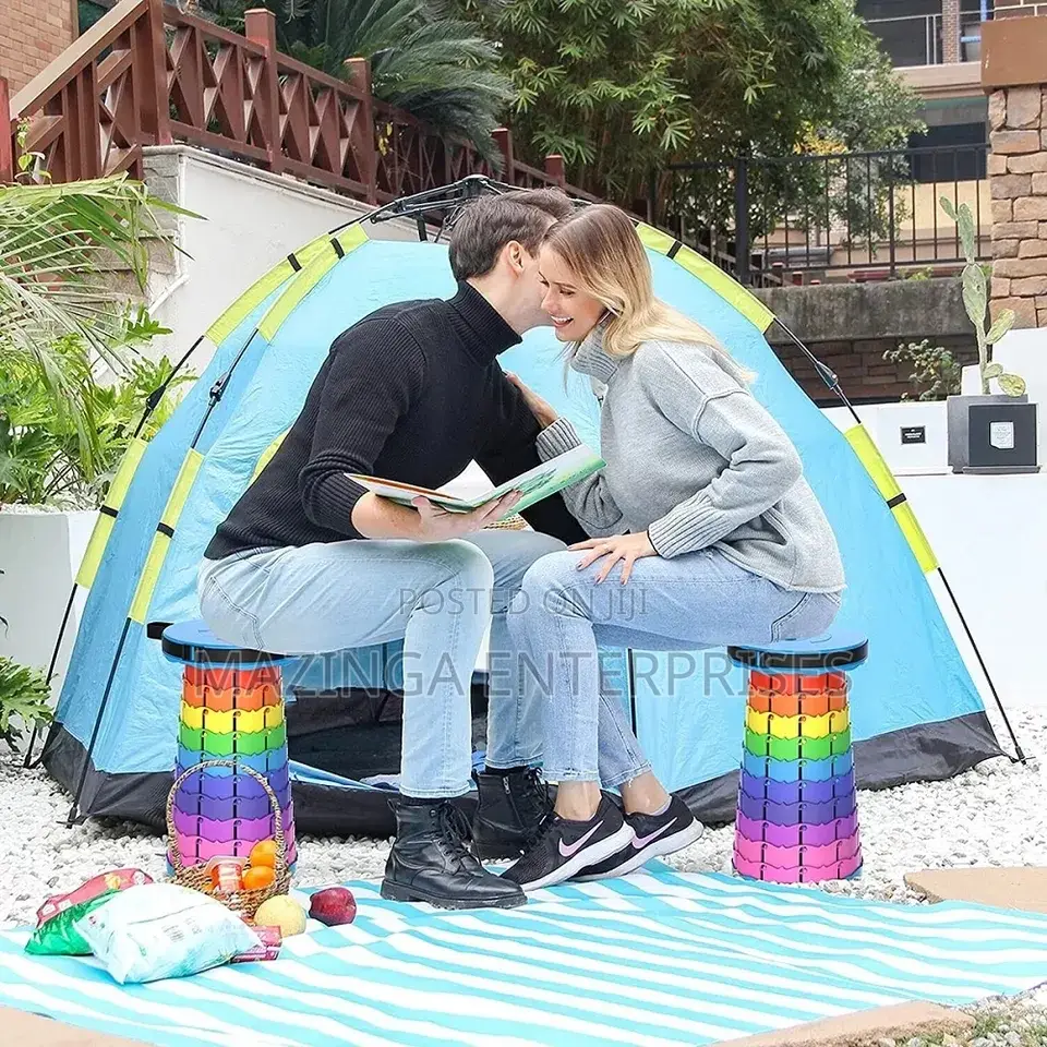 Retractable Folding Home and Camping Stool