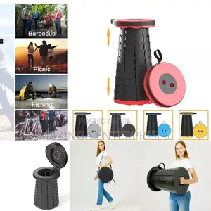 Retractable Folding Home and Camping Stool