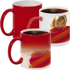 Red Customized Magic Cup(Colour Changing)