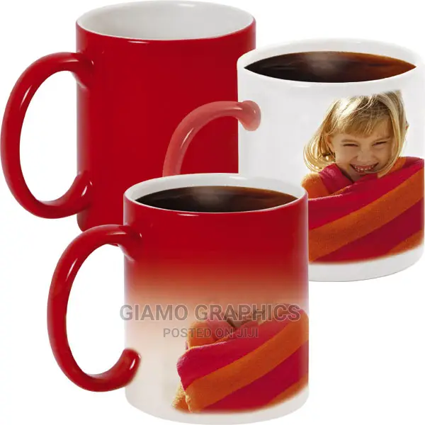Red Customized Magic Cup(Colour Changing)