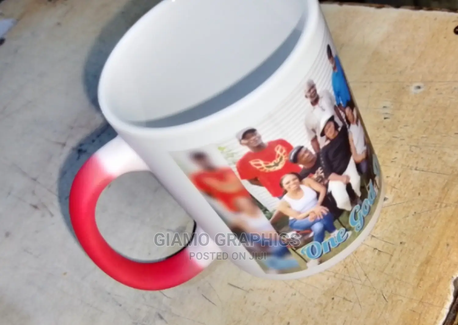 Red Customized Magic Cup(Colour Changing)