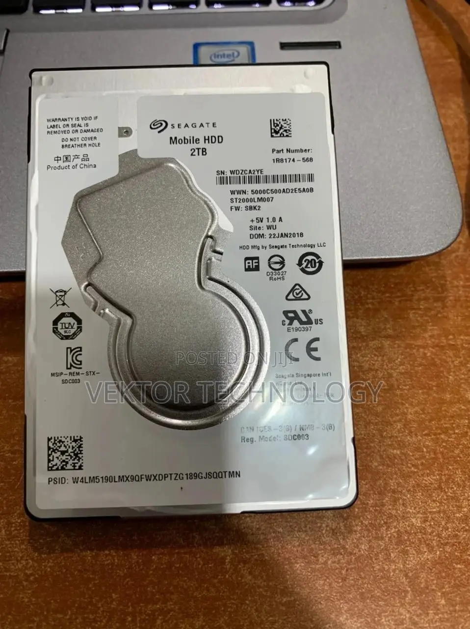 2tb Sata Notebook Laptop 2.5 Hard Drive Seagate