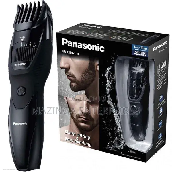 Original Panasonic ER-GB42 Rechargeable Clippers(Wet Dry)