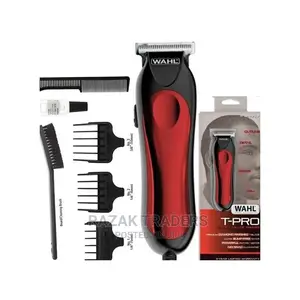 Wahl Clipper T-Pro Corded Trimmer - Red