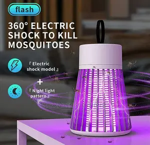 USB Portable Electric Shock Mosquito Insect Zapper Lamp