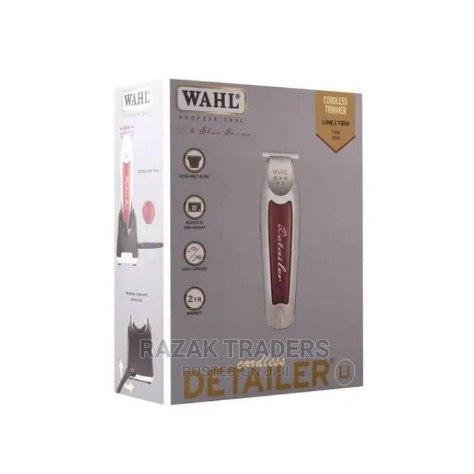Wahl 5 Star Professional Rechargeable Detailer Clipper-Red