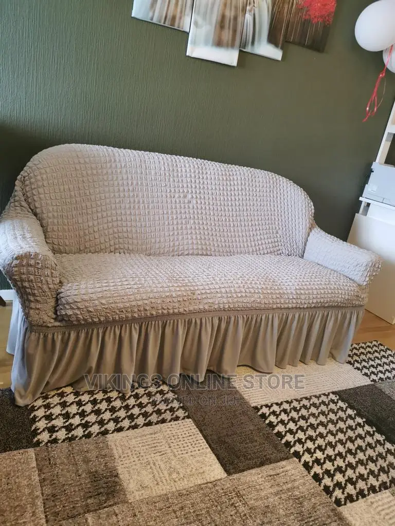 3:1:1 Brown Elastic Sofa Covers