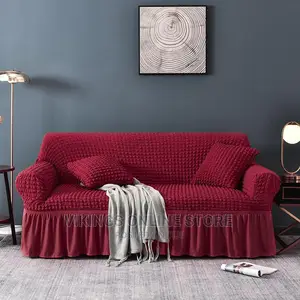3:2:1 Maroon Sofa Covers.
