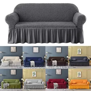 Non Slip Elastic Skirt Sofa Covers