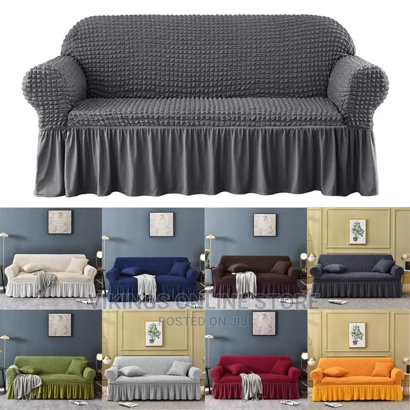 Non Slip Elastic Skirt Sofa Covers