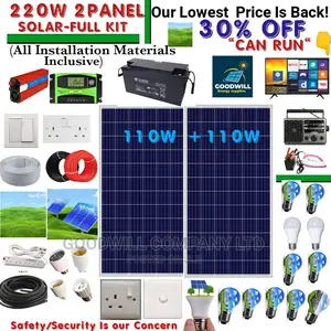 220w Solar System Full Kit