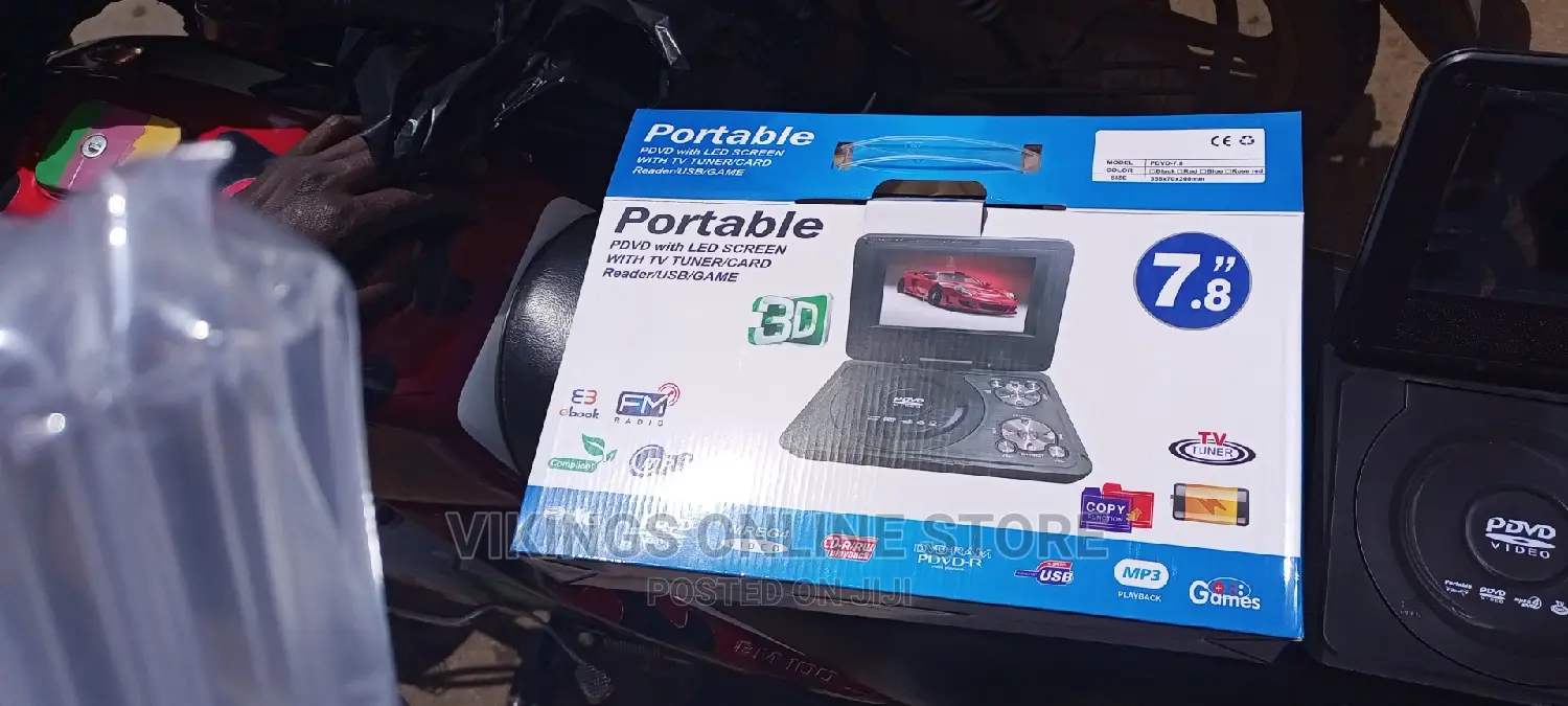 Portable Dvd With Led Screen.