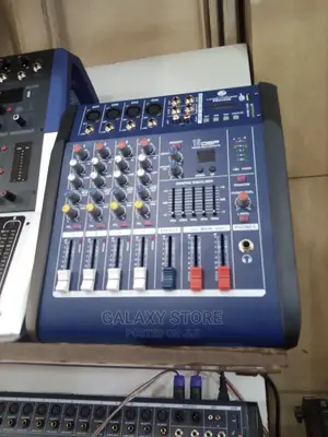 Amplified Mixer 4 Channel With Mp3 Player Black