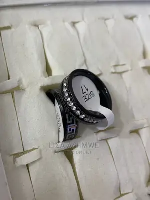 Black Designer Versace Rings Available