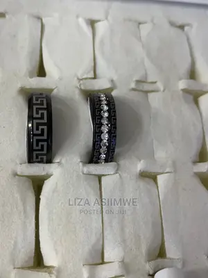 Black Designer Versace Rings Available