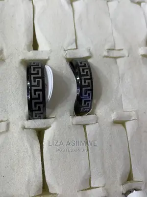 Black Designer Versace Rings Available