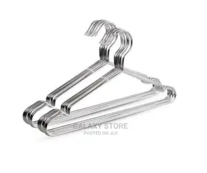 A 10 PCS Steel Clothes Hangers Holder