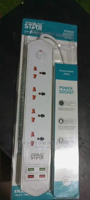 Winning Star Power Socket Extension With Usb Port