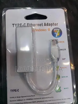 Type C Ethernet Adaptor Type C